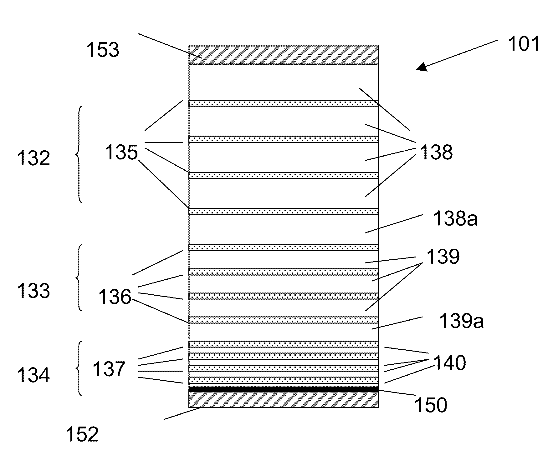 Engineered structure for high brightness solid-state light emitters