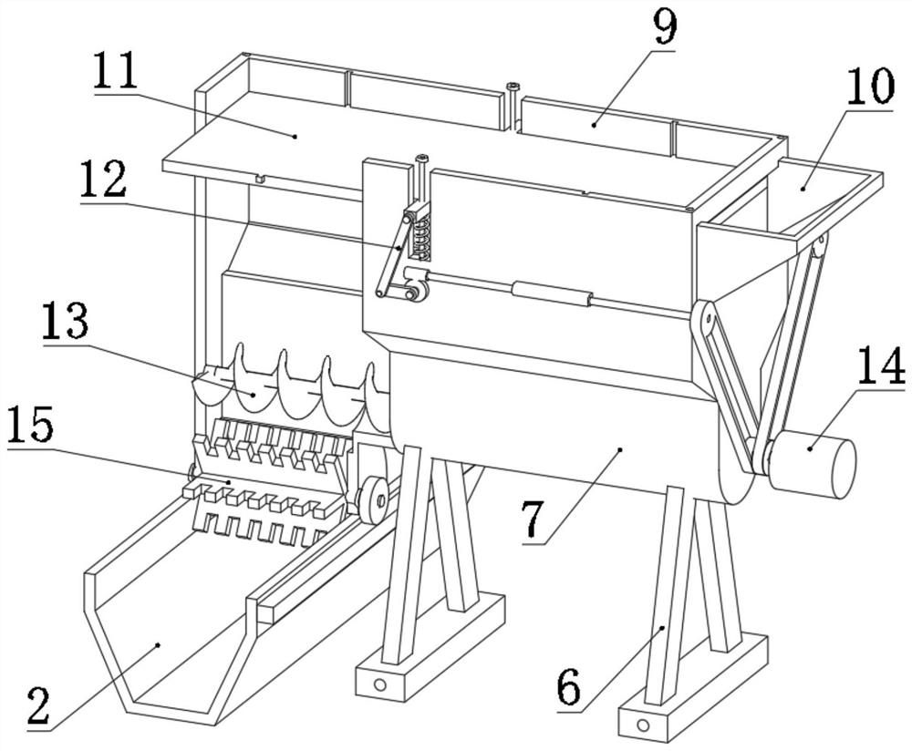 Automatic feeding device for dairy cow feeding