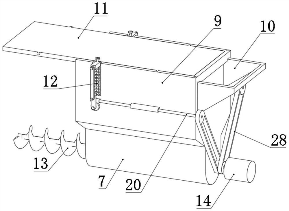 Automatic feeding device for dairy cow feeding