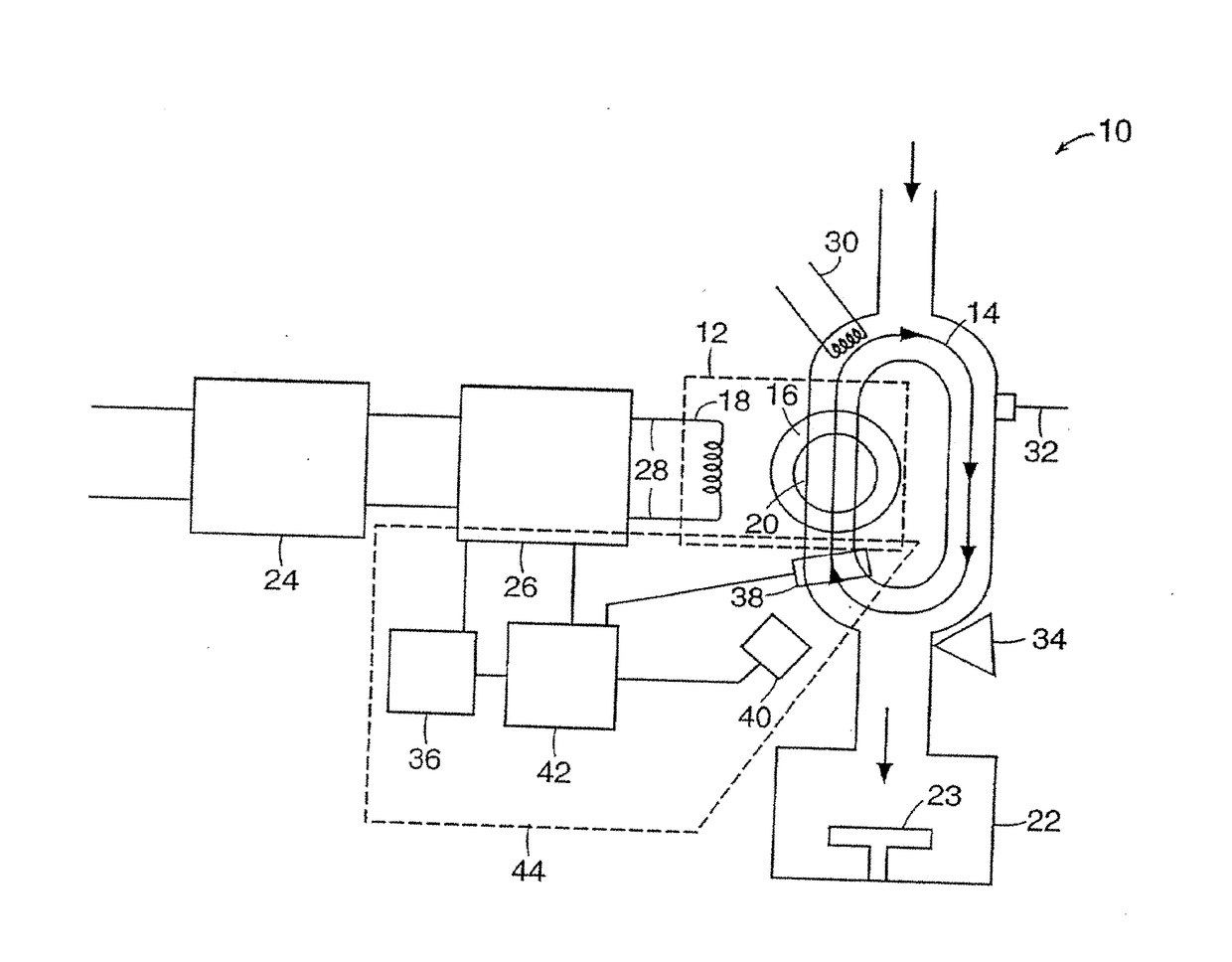 Toroidal plasma abatement apparatus and method