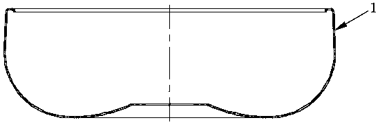 Manufacturing method for carbon fiber composite horizontal rotor fan cover of centrifuge