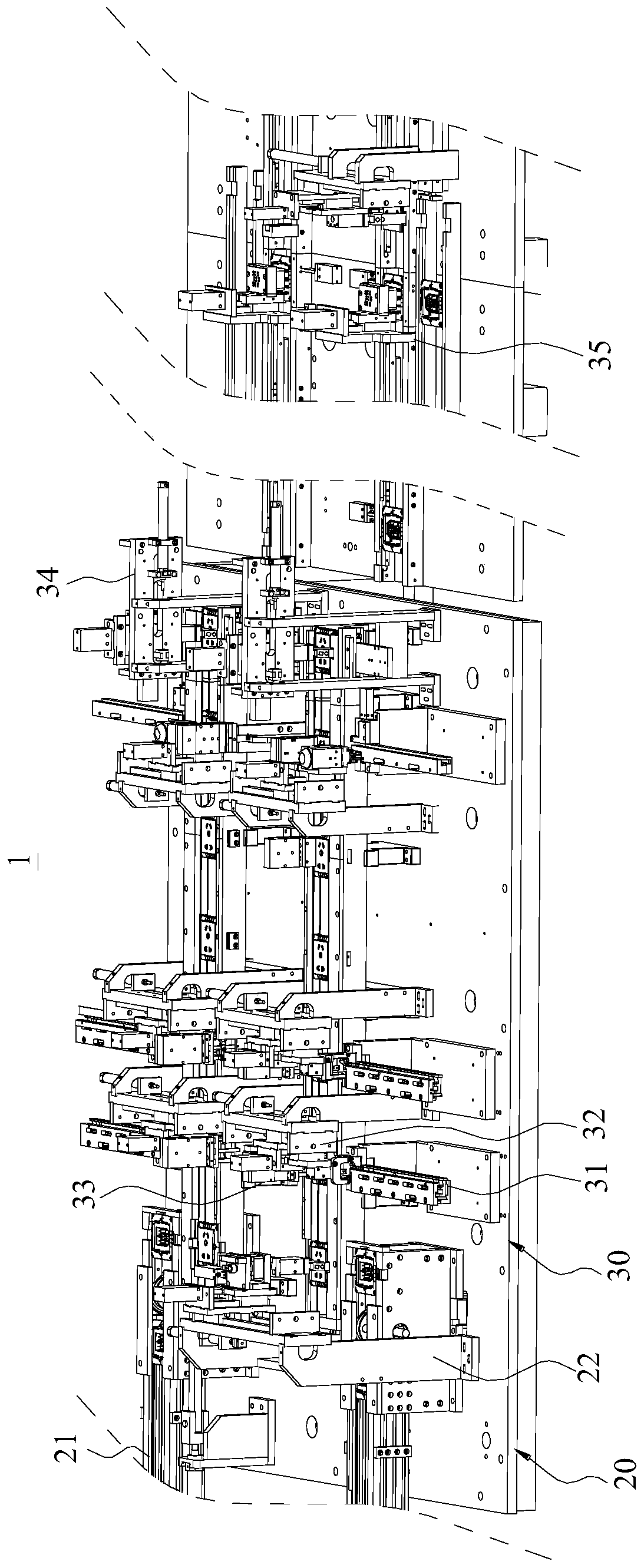 Socket surface shell assembling system and socket production line