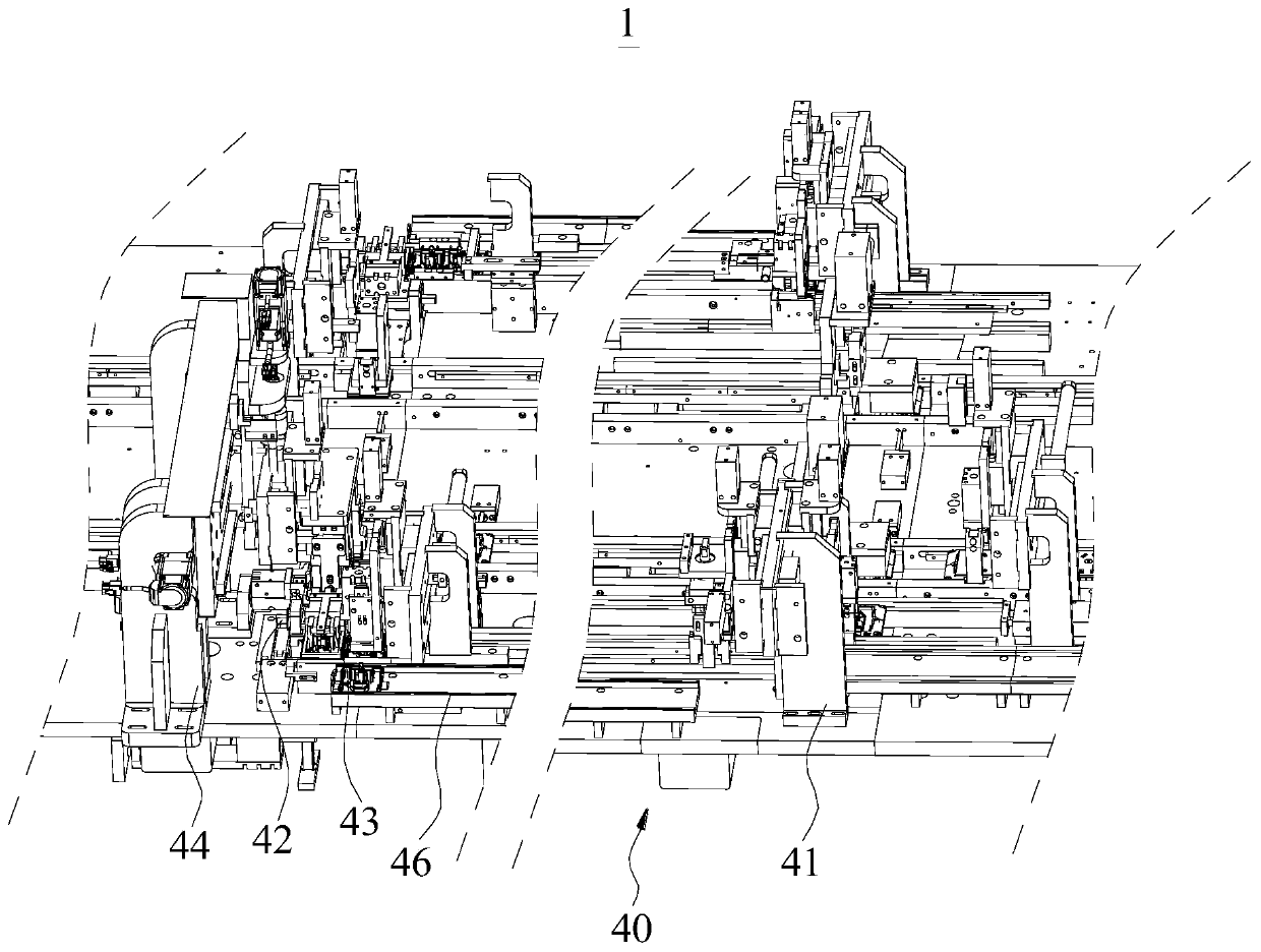 Socket surface shell assembling system and socket production line