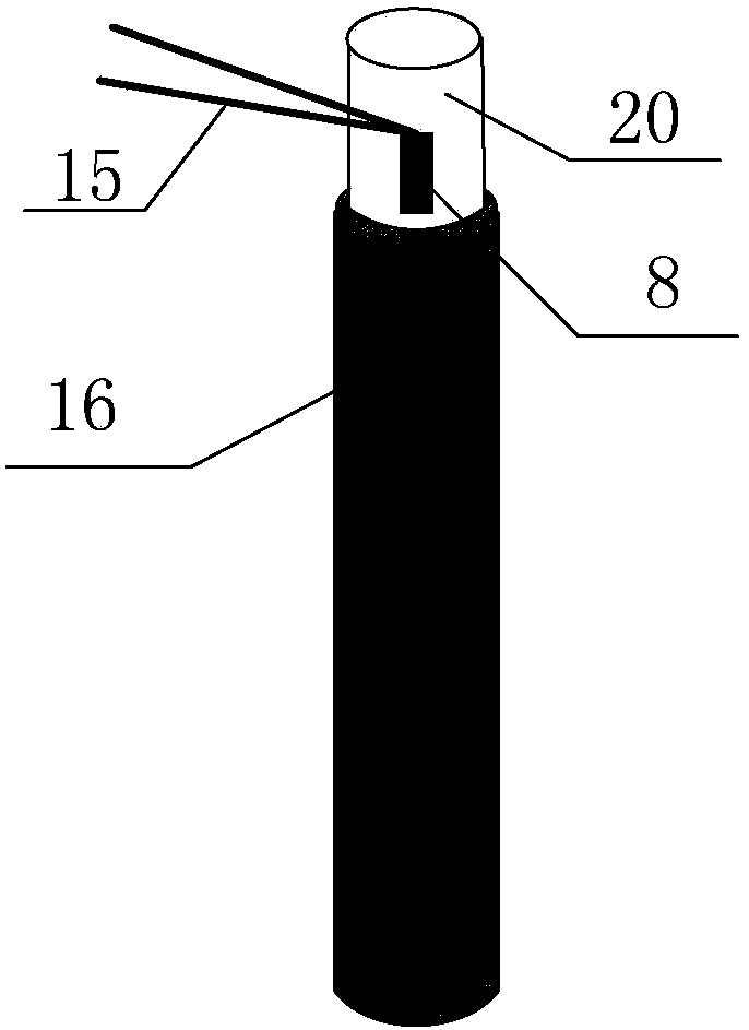 A single pile static load model test device and test method for ground subsidence in a mining area