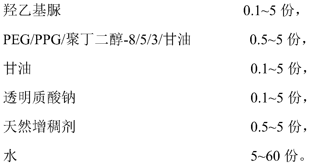 Preservative-free centella lyophilized mask and preparation method thereof