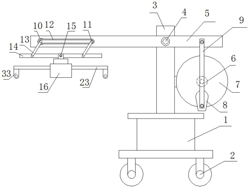 Hoisting device for building plates with asymmetric structures and hoisting method