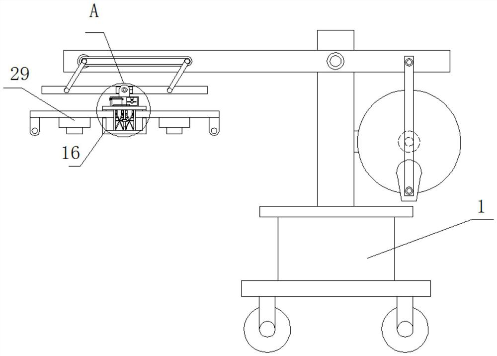 Hoisting device for building plates with asymmetric structures and hoisting method