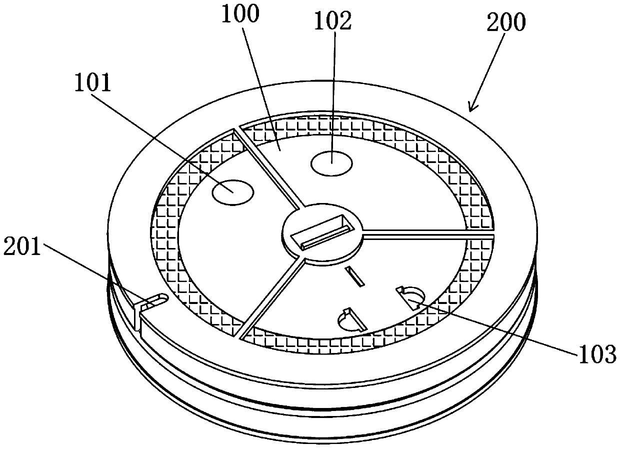 Night lamp with charging wire storage function