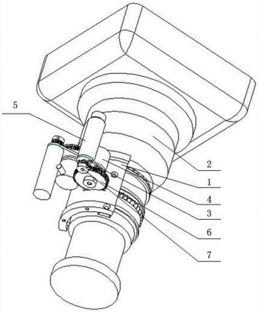 Camera auto focus and zoom device