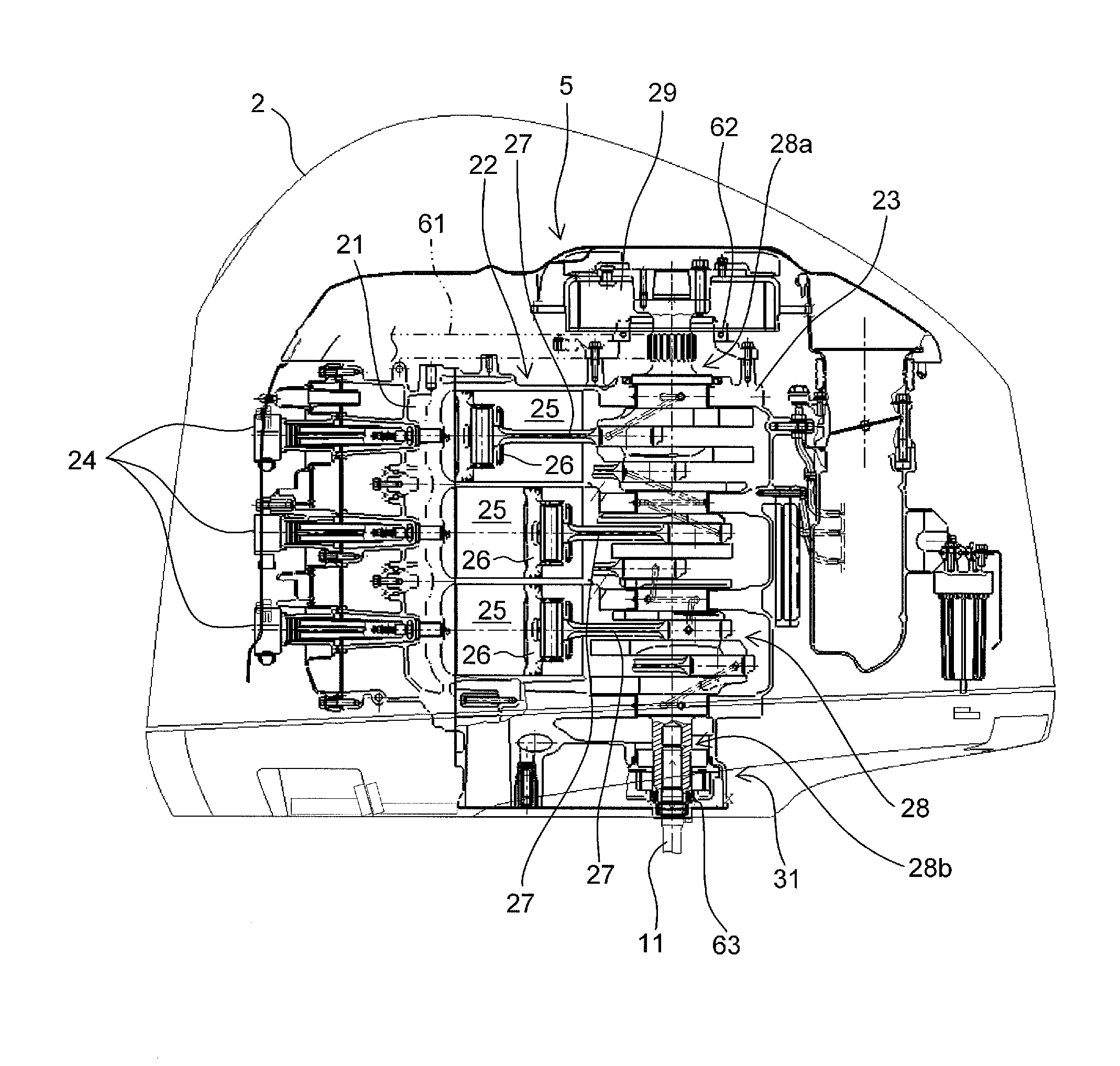 Marine propulsion device