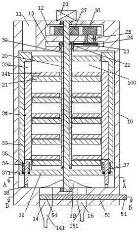 Fertilizer stirring equipment for agricultural production