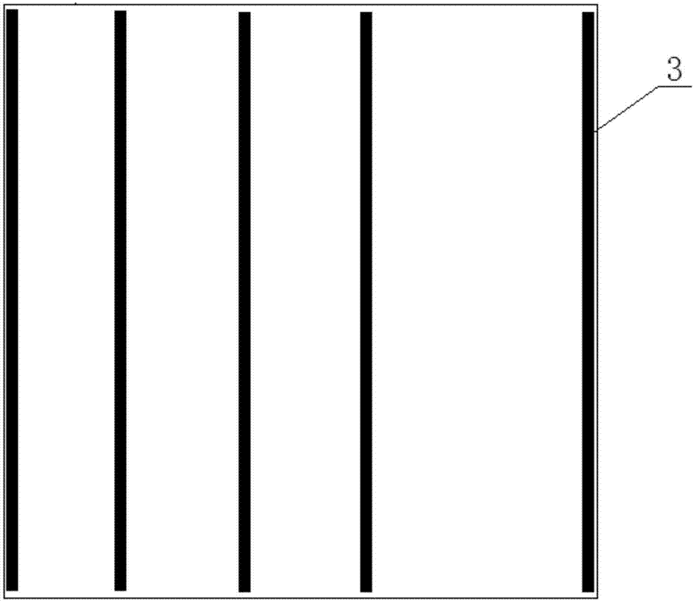 Solar laminated modules with center-converging grid electrodes