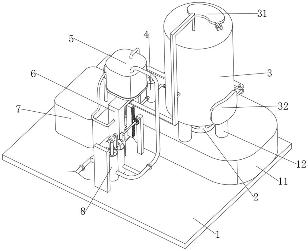 Energy-saving incinerator special for chemical industry