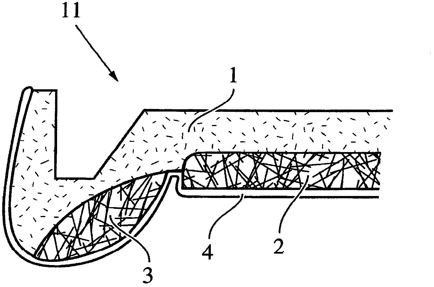 Cushion element, in particular a seat cushion element or a headrest cushion element of different hardness zones for use in a motor vehicle, method for producing a cushion element, and vehicle seat or headrest