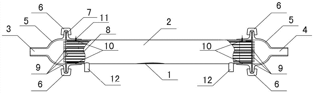 Graphene modified electrically antibacterial membrane element, and electrically antibacterial treatment system