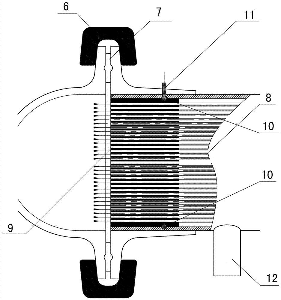 Graphene modified electrically antibacterial membrane element, and electrically antibacterial treatment system