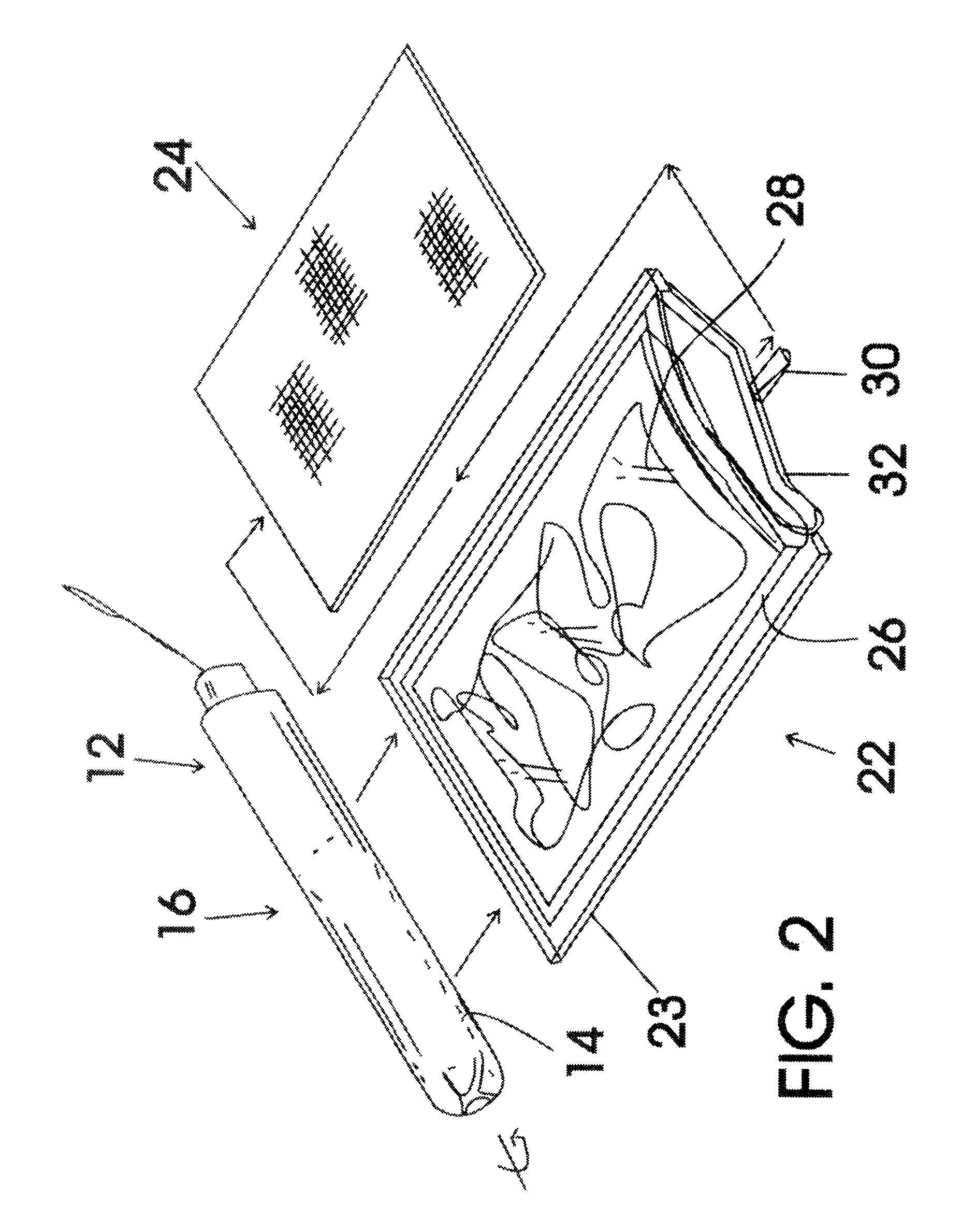 Tampon assembly with detachable cleansing towelette packet