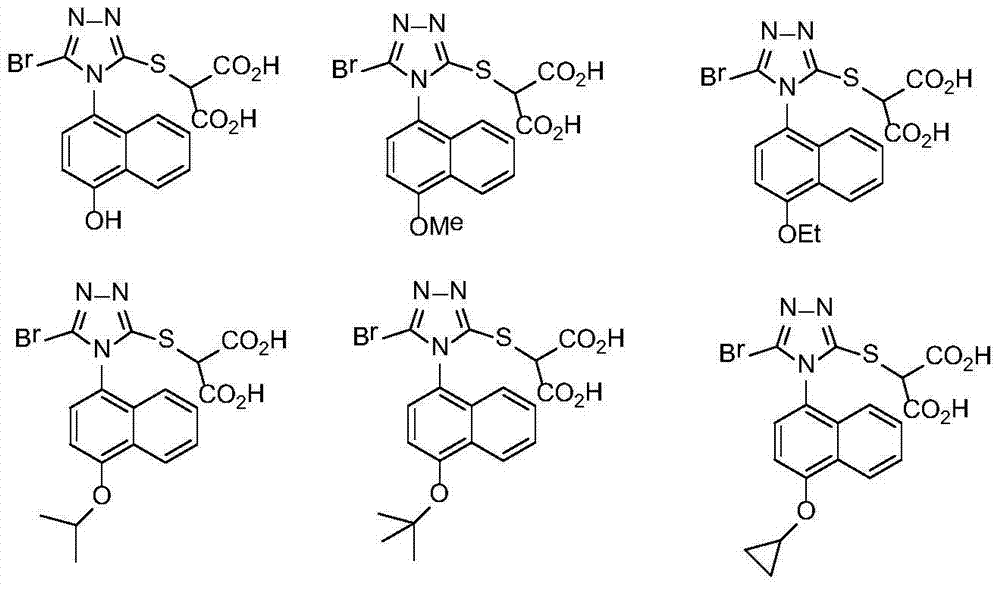 Alkoxy-substituted triazole malonate type compound, and preparation method and application thereof