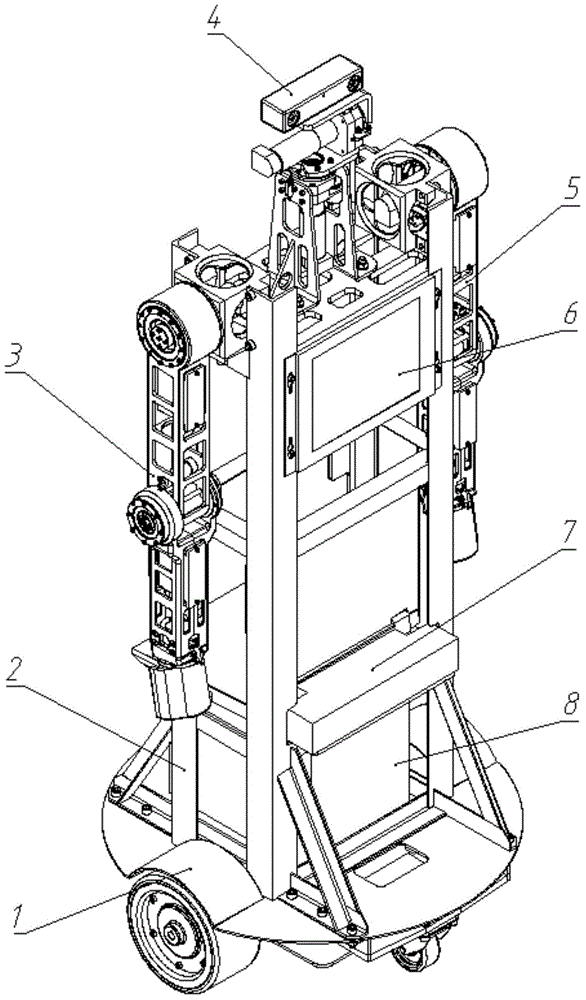 Dish sending robot