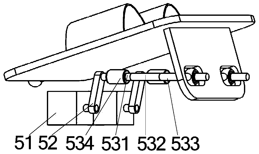 A device for auxiliary ankle rehabilitation training