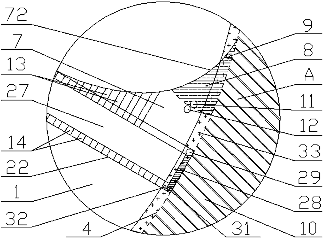 Domestic sewage treatment device