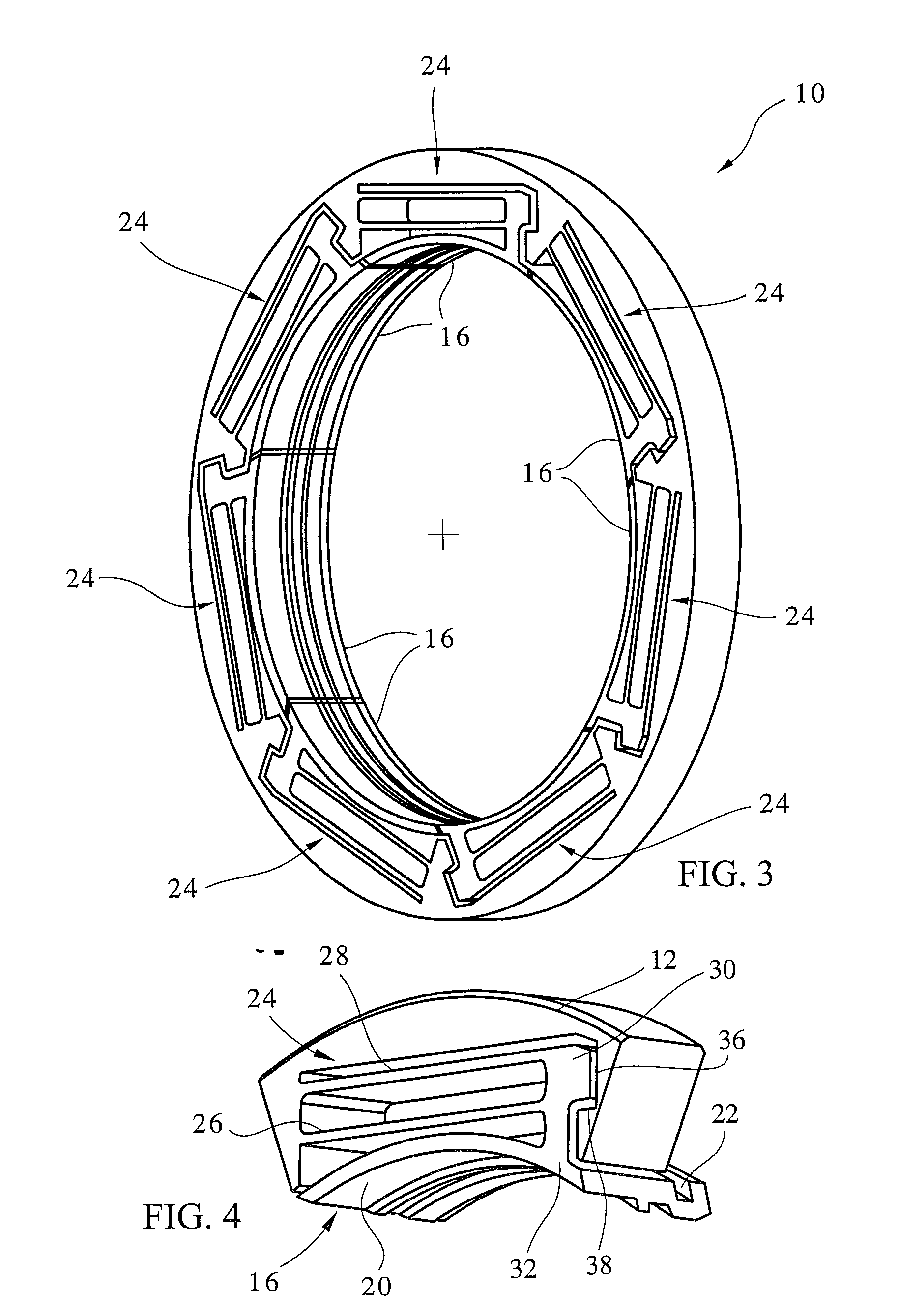 Seal with stacked sealing elements