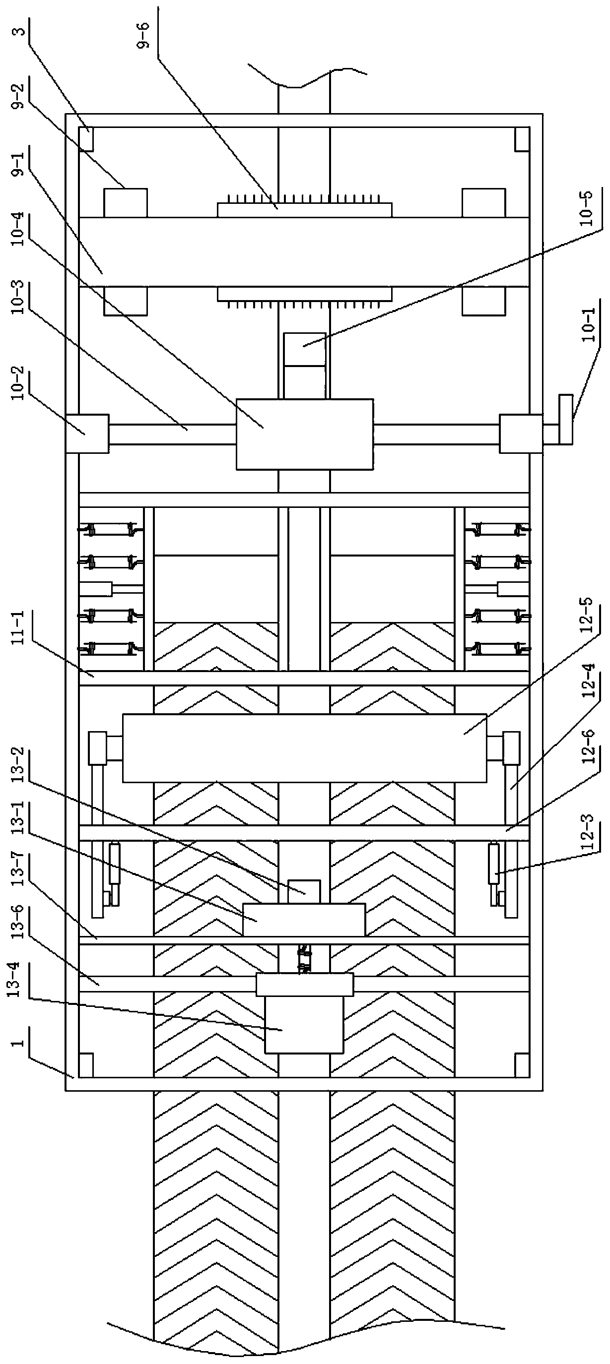 A film laying device applied to the beautiful seam of ceramic tiles