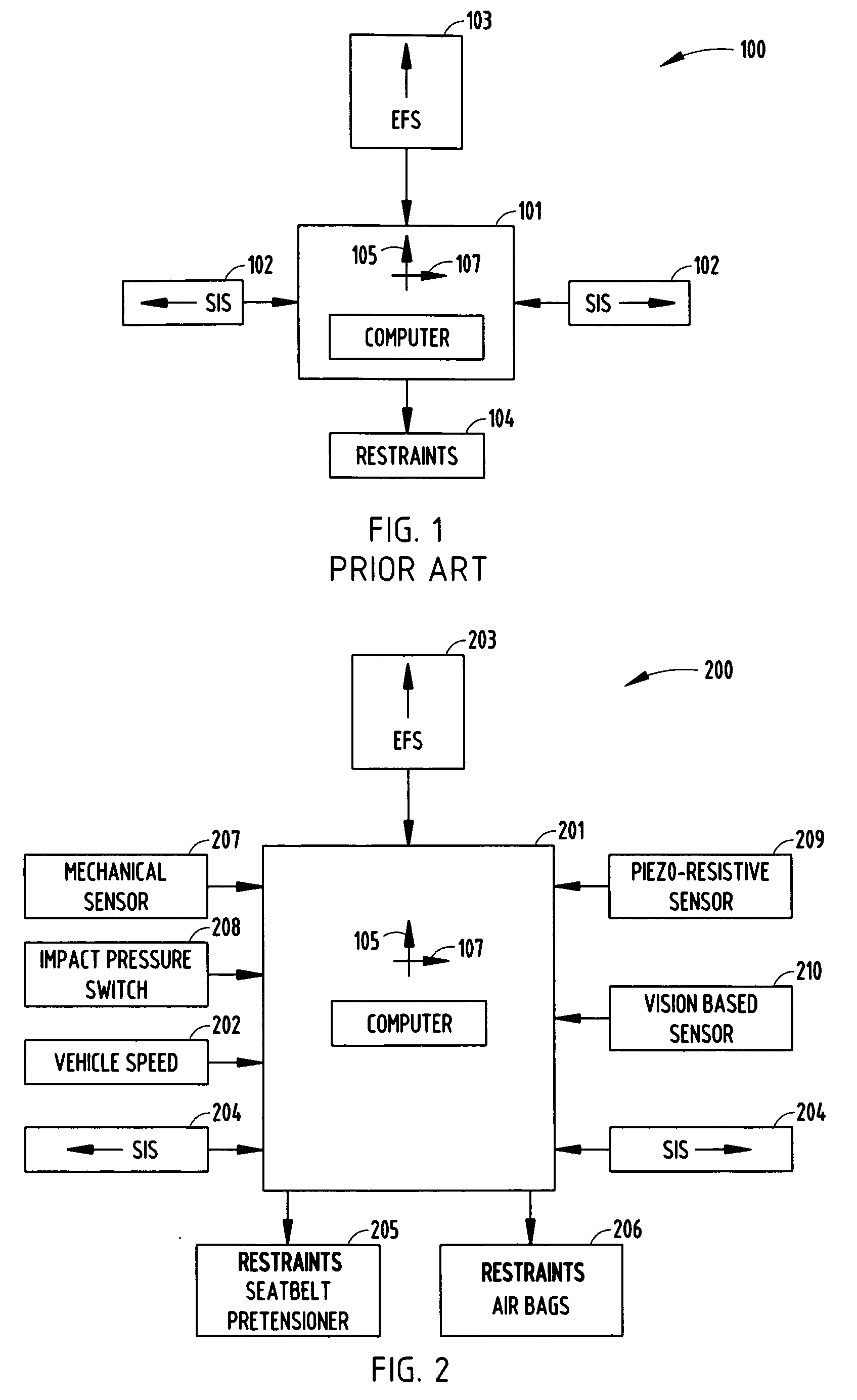 Vehicular collision sensing system