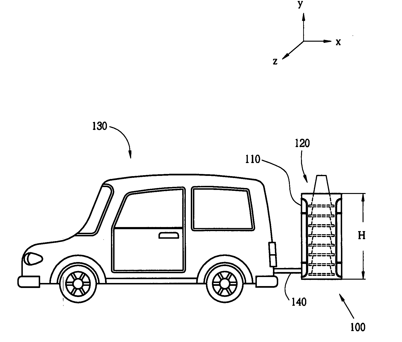 Safety cone placing device and method