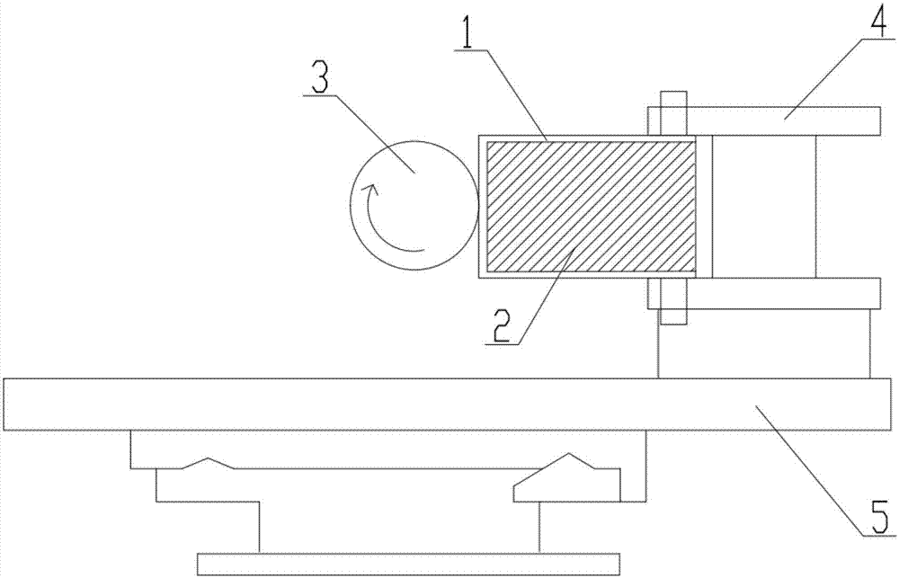 Method for grinding rubber roll and application thereof