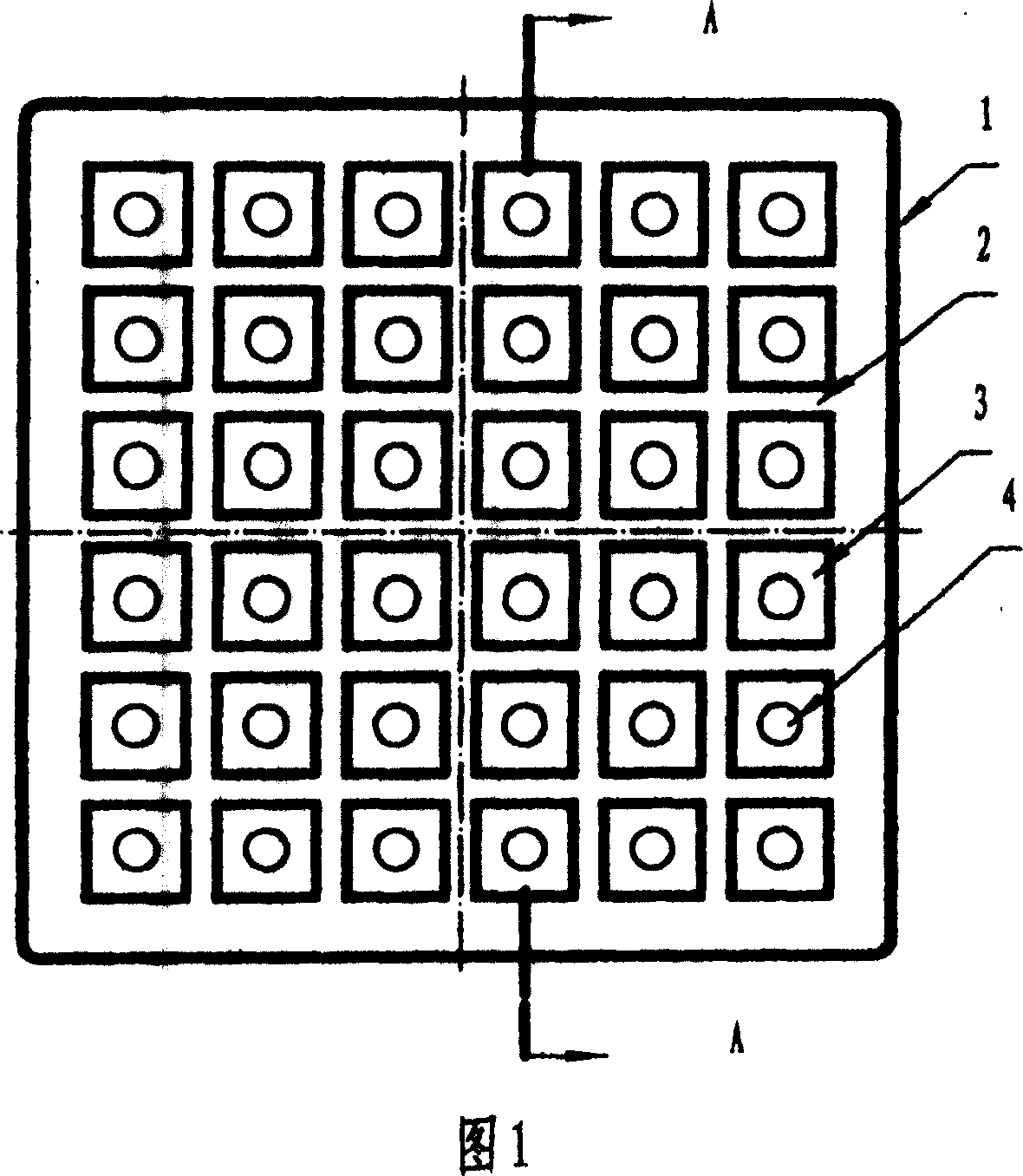 Energy-saving ceramic fire resistant bearing board