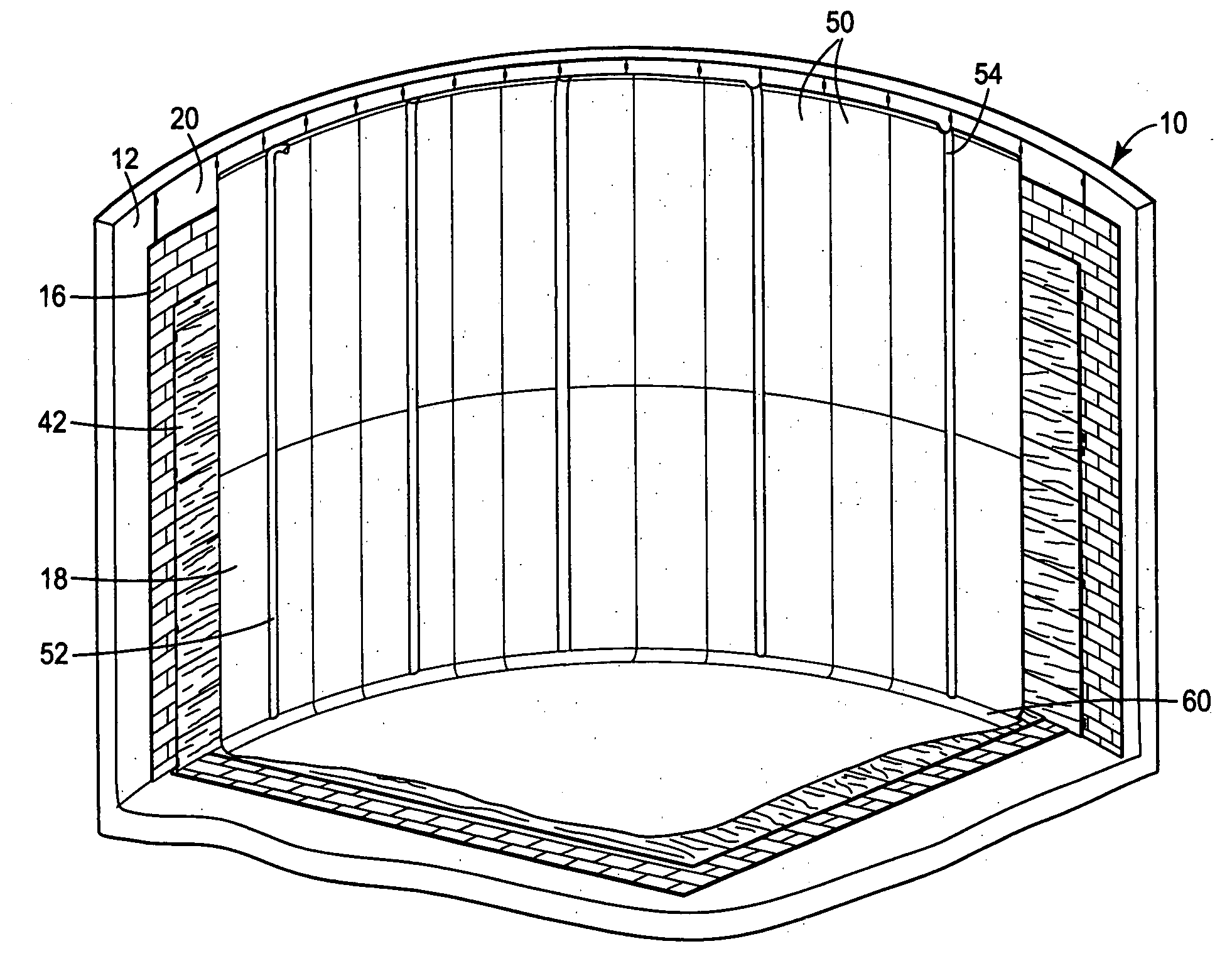 Low temperature/cryogenic liquid storage structure