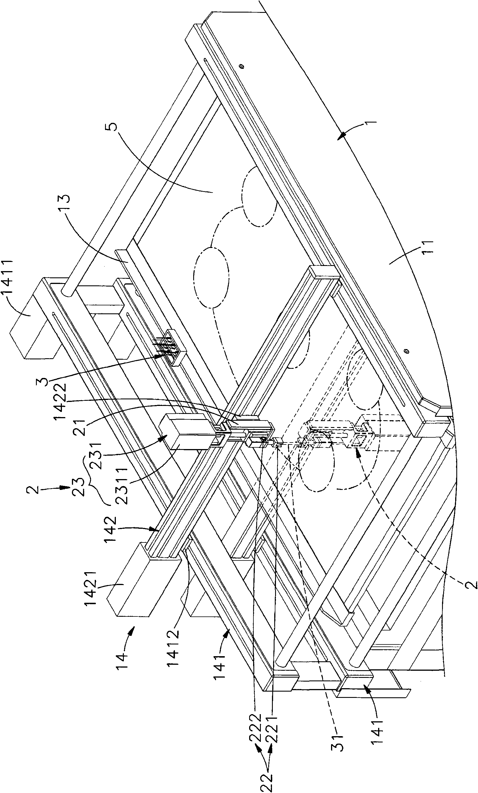 Baseline-free computer embroidery machine