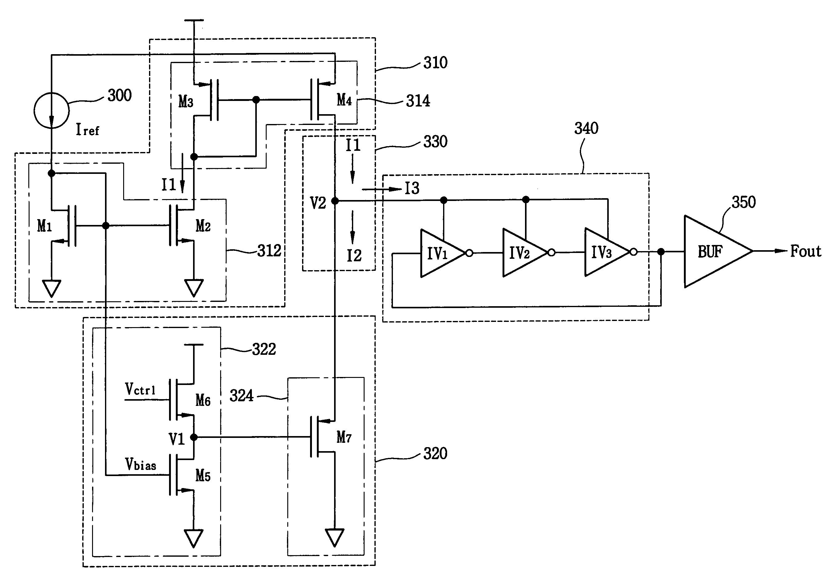 Voltage controlled oscillator and method of generating an oscillating signal