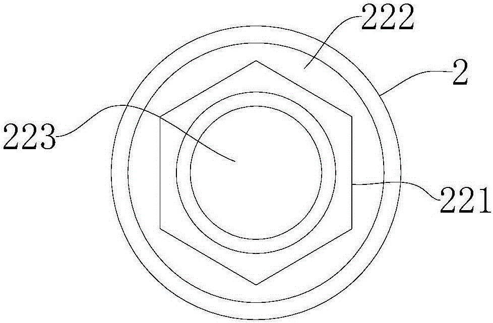 Packaging head for opening part of barreled water barrel