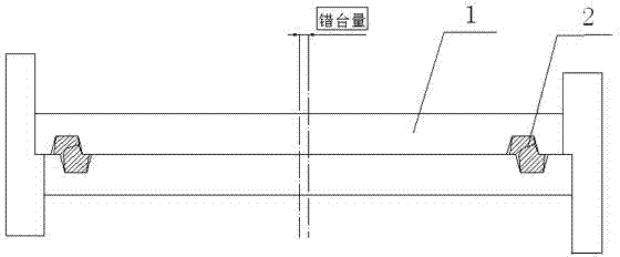 T-shaped water tightness test device of shield tunnel elastic sealing gasket