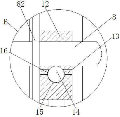 A film and television advertising curtain installation and placement mechanism that is convenient for switching curtains