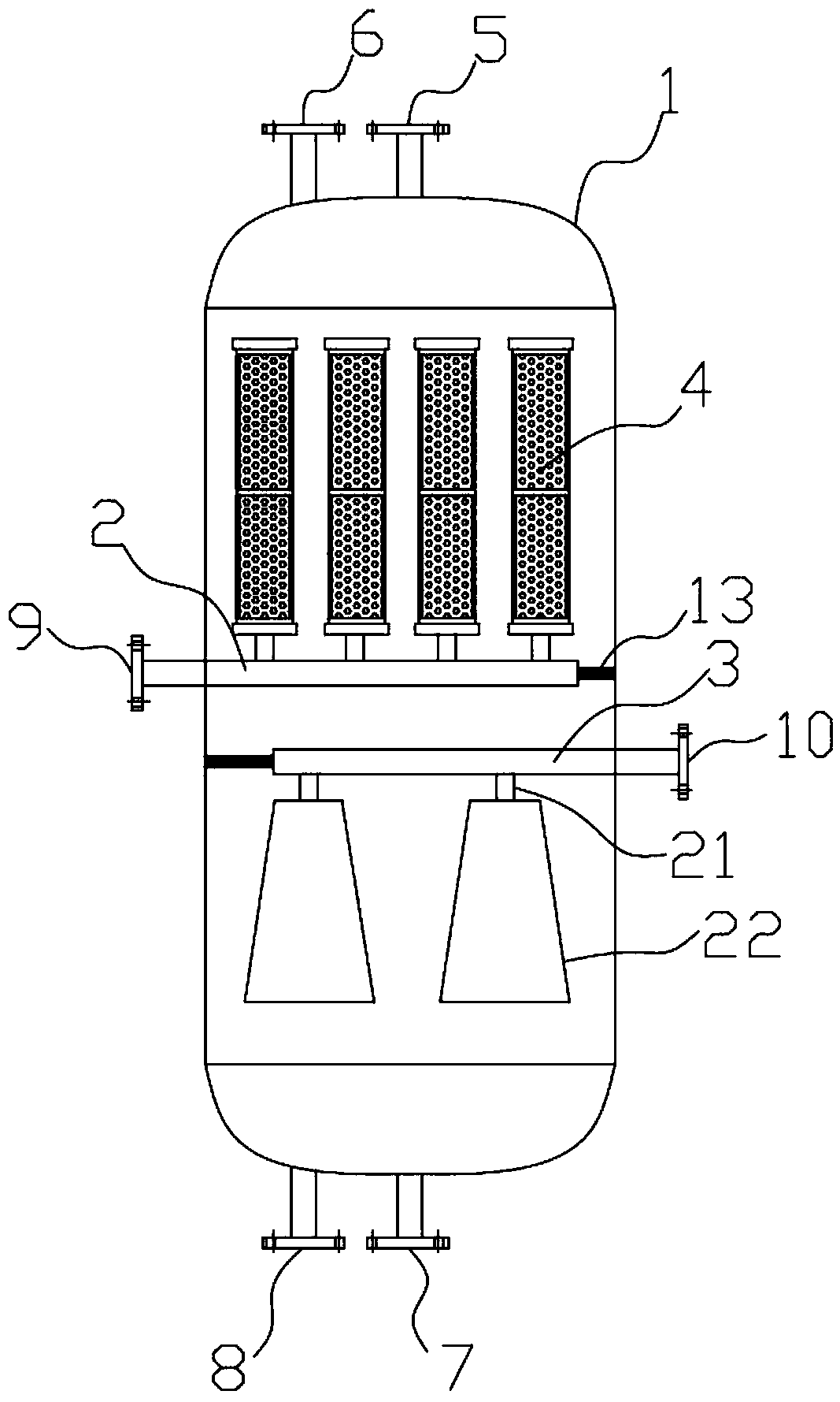 A combined multi-stage oil-water separation process