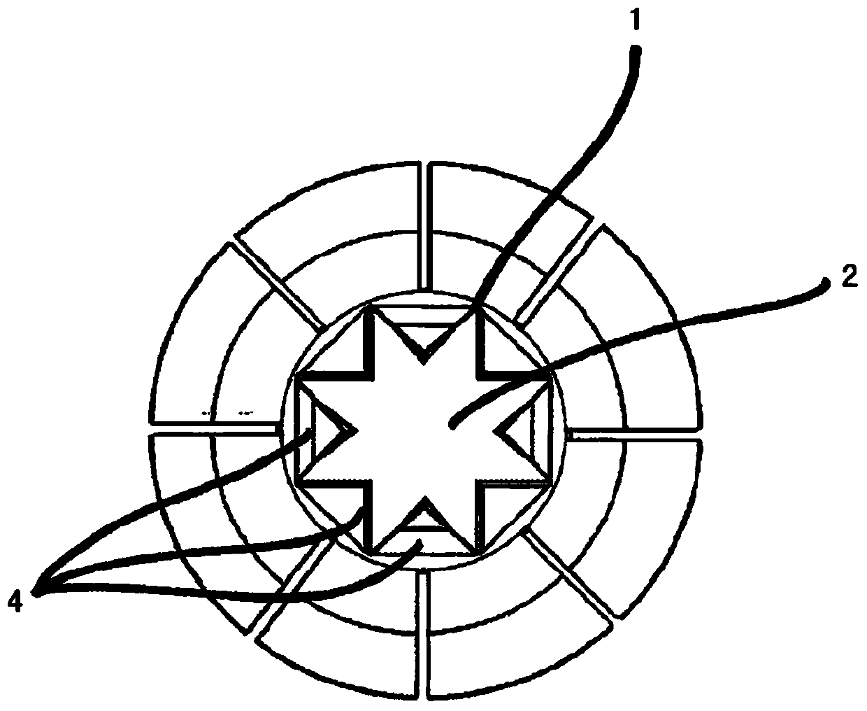 Elastic fastening device