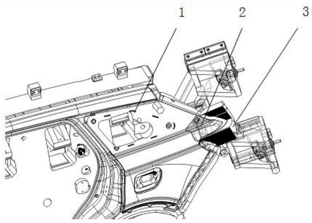 Process method for controlling surface defect of flanged ridge R of tail lamp of side wall outer plate