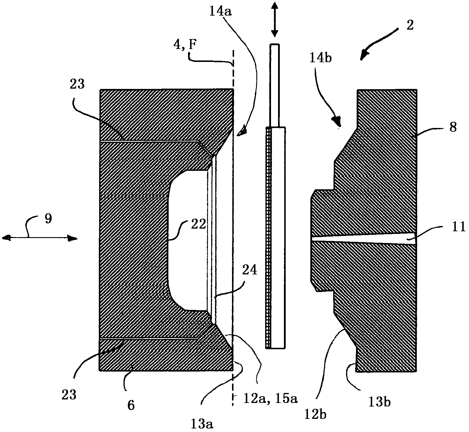 IMD mold, injection molding apparatus having such an IMD mold and method for producing a foil-decorated plastic part