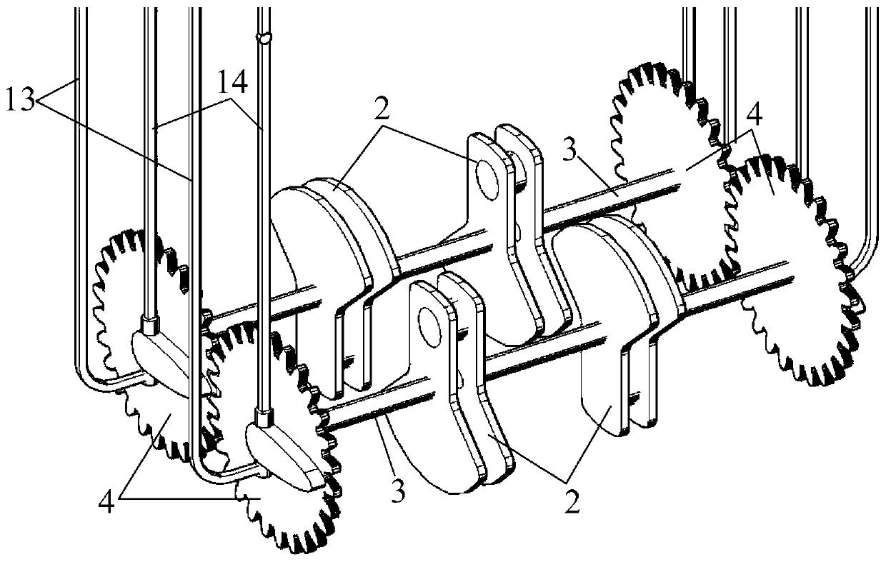 Deep-well mine auxiliary drainage device utilizing surface water potential energy