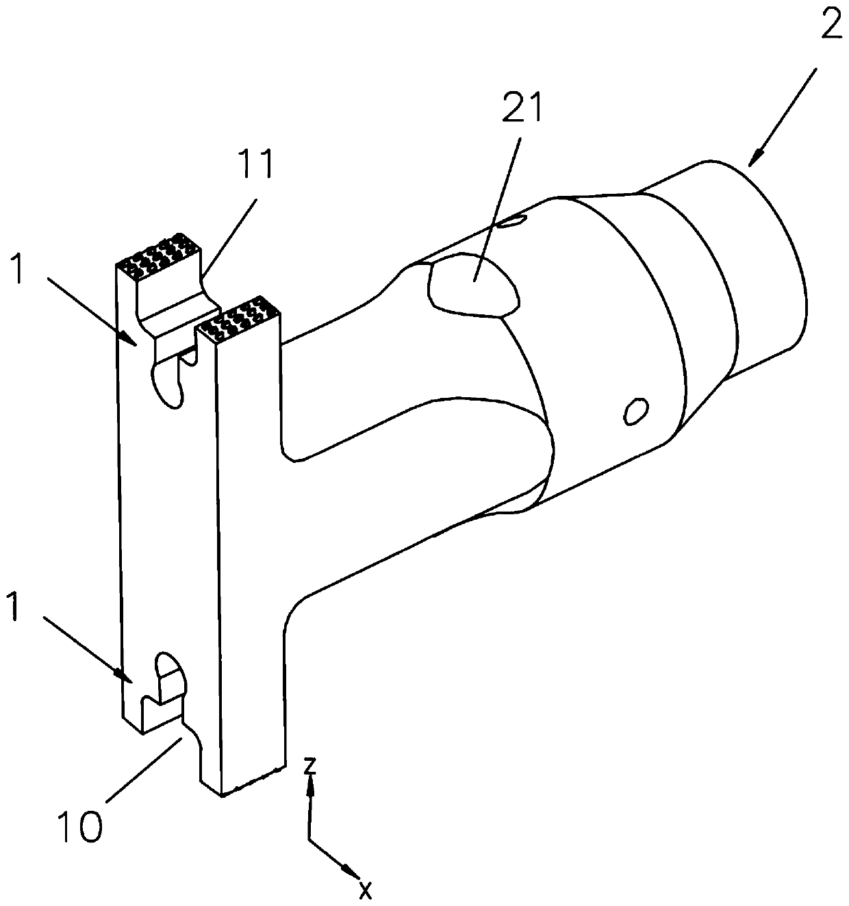 Ultrasonic welding head and welding device