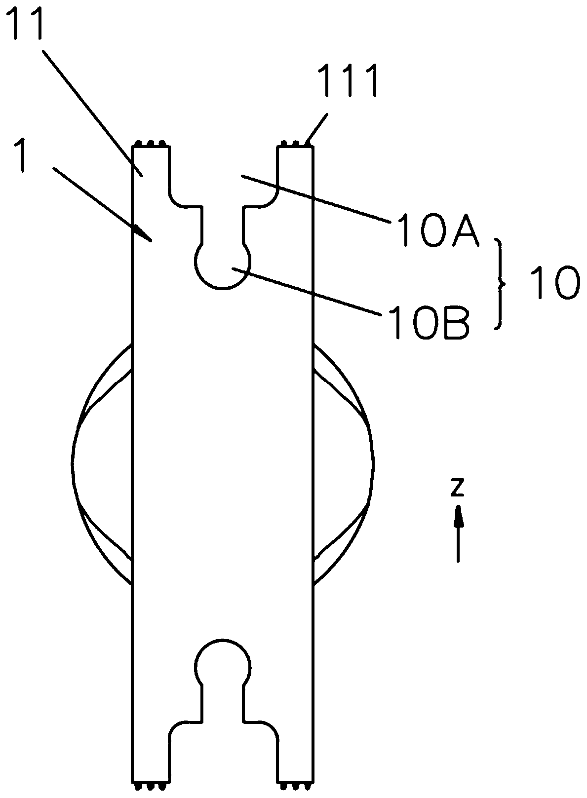 Ultrasonic welding head and welding device