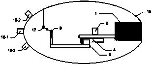 Aiming device and aiming method of X-ray optical system for plasma diagnosis