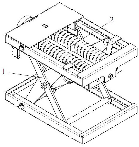 Seat nonlinear suspension integrating height and weight parameter adjusting function