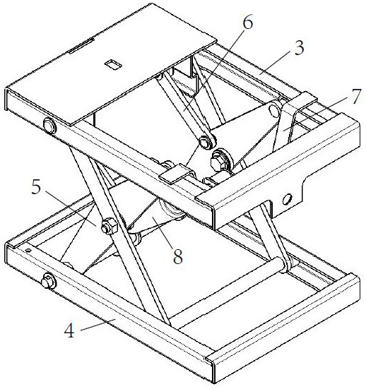 Seat nonlinear suspension integrating height and weight parameter adjusting function