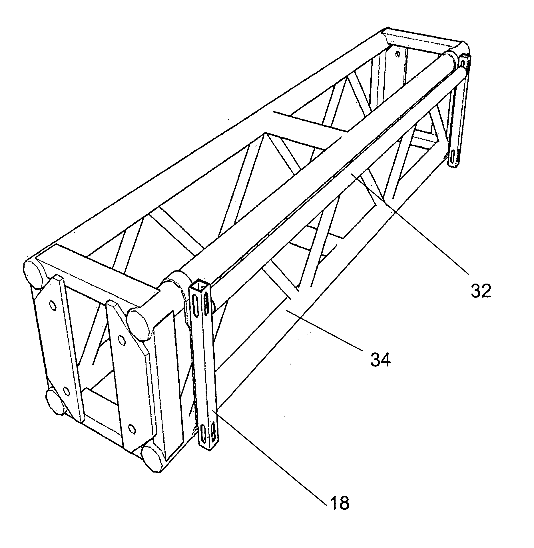 Pocketed drape pole truss hanger