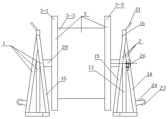 Multifunctional soft bundled cable take-up and pay-off device