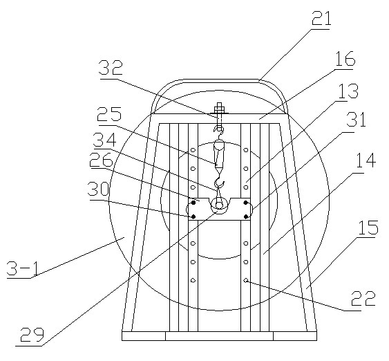 Multifunctional soft bundled cable take-up and pay-off device